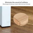 thumbnail image 4 of Wooden Door Stopper Set, Easy Installation, Prevent Slip Collision , Round Door Stop Holder, Suitable For Interior And Exterior Doors, 4 of 8