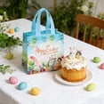 thumbnail image 2 of YingYouFu Easter Hunt Bags Easter Bag with Handle Bunny Egg Tote Bags for Gifts Wrapping Egg Hunt Game Party Supplies for kids,Waterproof Goodie Tote Bags for Holiday Favors, 2 of 6