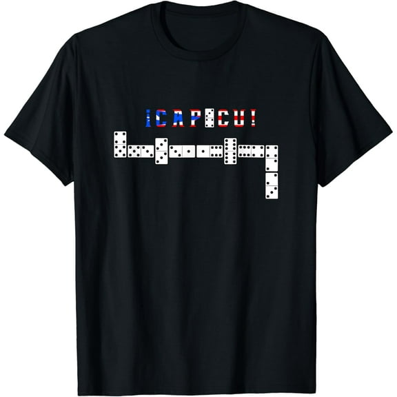 t-shirt Dominoes Capicu T-Shirt mens t shirt，black，women，funny，misfits，men，journey