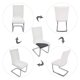 thumbnail image 3 of Naiovety 6 fundas para sillas de de comedor modernas, duraderas y flexibles, color blanco, elásticas de primera calidad Decoración del hogar, 3 of 6