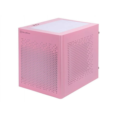 SilverStone Technology SUGO 16 Pink Mini-ITX Small Form Factor case with All Metal Construction, SST-SG16P