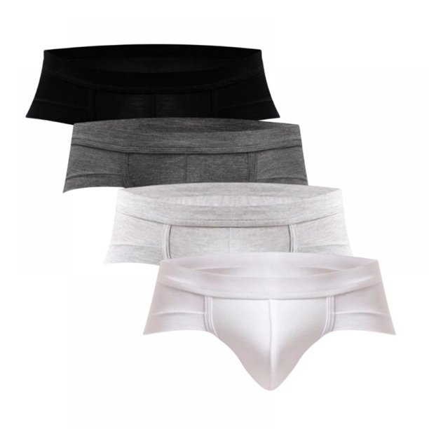 Baywell Men's Underwear Briefs Pack, LowRise Briefs, Modal Underwear