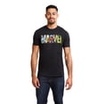 thumbnail image 4 of Marvel Mens Comic Strip Logo T-Shirt, 4 of 4
