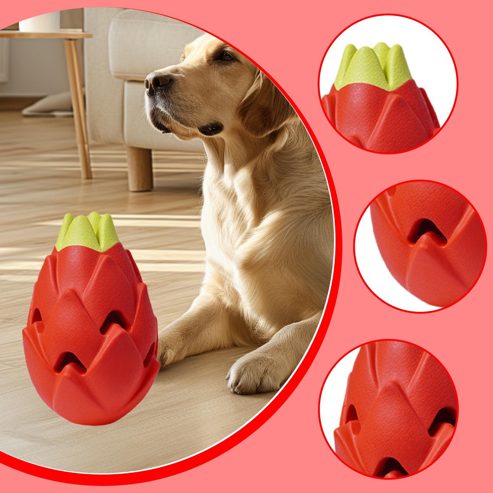 EHJRE Dog Chews Toy Tough Dog Toy Cleaning Tooth Training Rubber for Aggressive Chewers Interactive for Small Medium and Large Pets