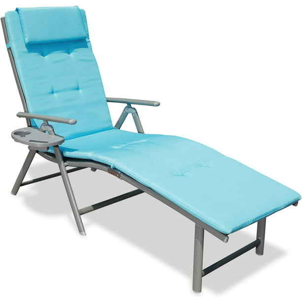 Goldsun Portable Aluminum Folding Beach, Portable Patio Lounge Chairs