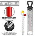 thumbnail image 5 of Threns 2 Pcs Candy Thermometer with Pot Clip Classic Glass Candy Thermometer Stainless Steel Candy Thermometer with Hanging Ring Handle Deep Fry Thermometer for Food Sugar Syrup Jam Jelly Oil, 5 of 9