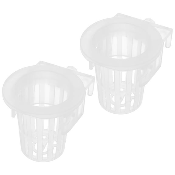 GAXIRE 2-Pack Clear Hanging Water Planter for Aquarium Plants, Freshwater Plant Holder, and Easy to Install