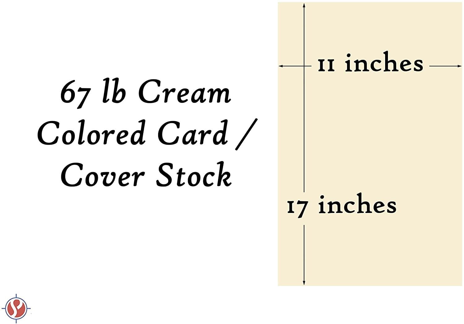 Cream Pastel Color Card Stock
