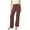 Coffee, variant on Women's Solid Color Casual Pants With Drawstring Waist And Pleated Linen Blend Trousers Sweatpants Tan Dress Pants for Women Straight Pants for Women Womens Casual Pants for Summer Womens Sweatpants