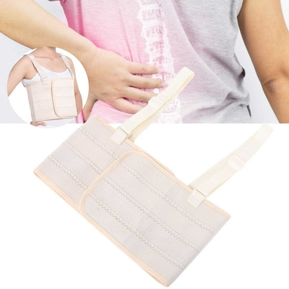Rib Brace Rib ,Rib and Chest Support Brace, Adjustable Rib Fracture Strap Chest Support Brace Breathable Lumbar Protector Belt for Cracked, Fractured or Dislocated RibsM