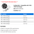 thumbnail image 2 of Locking Hub - Compatible with 1983 - 1989 Ford Ranger 1984 1985 1986 1987 1988, 2 of 2