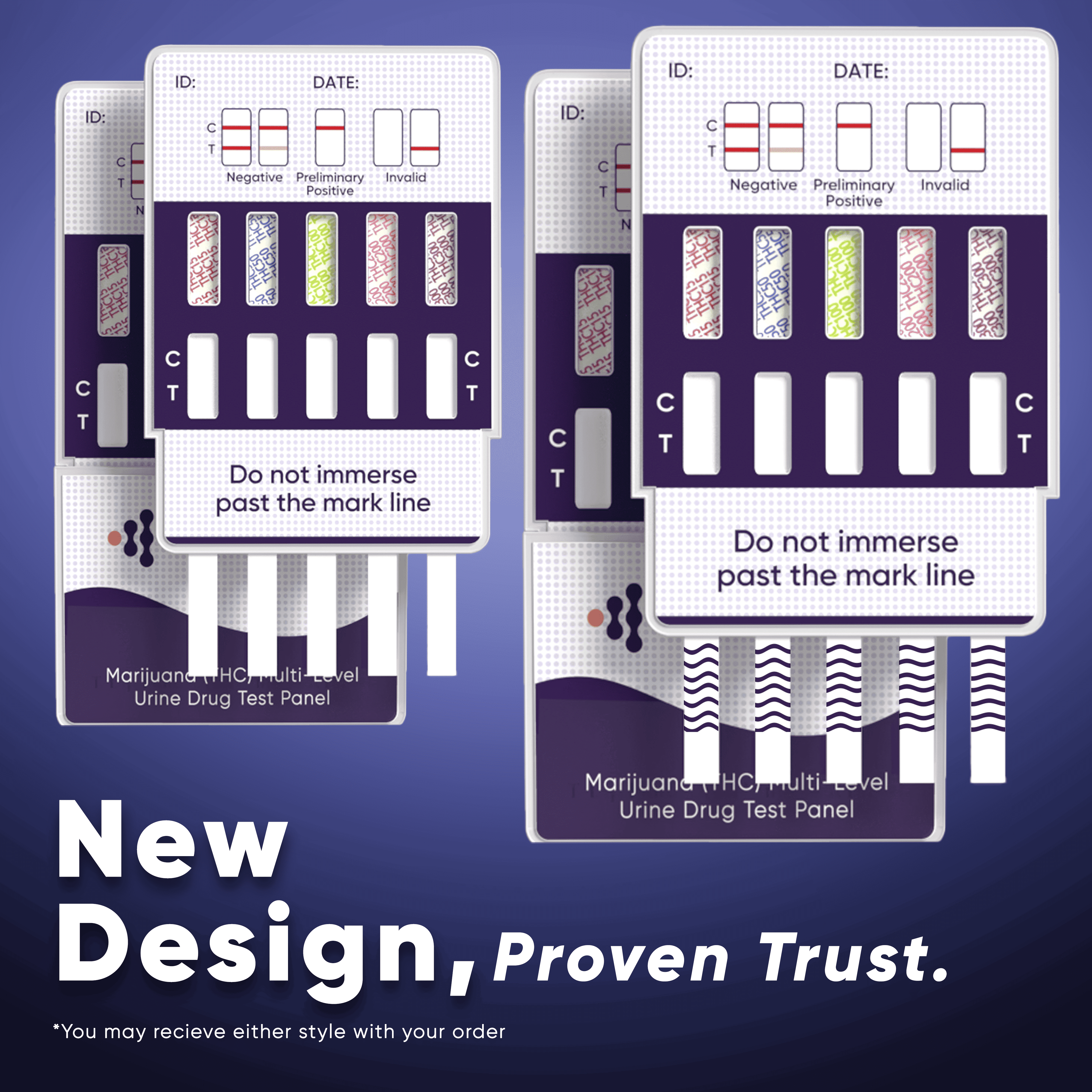 Prime Screen Multi-Level Marijuana THC Urine Test Kit – Detects Marijuana at 15, 50, 100, 200, and 300 ng/mL [3-Pack]