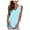 Light Blue, variant on aidice Plus Size Tank Tops for Women 3-5XL Cotton Sleeveless V Neck Breathable Womens Tops Summer Vacation