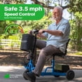 thumbnail image 4 of Upgrade Mobility Scooter Lightweight Foldable,All Terrain Mobility Scooters for Seniors & Adults,Arshin 300lbs Electric Wheelchair Strong Device for Travel,2 Batteries,Variable Speed, 4 of 8