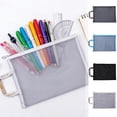 thumbnail image 1 of Bolsa de Archivo de Mano de Bolsa Transparente A4, Bolsa de Almacenamiento Multifuncional de Gran Capacidad, Organizador Portátil con Cierre, Estuche Versátil para Papelería, Cosméticos, Juguetes y, 1 of 7