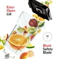 thumbnail image 2 of Blendtec FourSide Jar (75 oz), Four Sided, Professional-Grade Blender Jar, Vented Latching Lid, BPA-free, Clear, 2 of 6