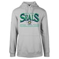 thumbnail image 2 of Men's Levelwear Gray Oakland Seals Throwback Retro Podium Spellout Pullover Hoodie, 2 of 3