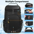 thumbnail image 4 of Cshidworld Cooler Backpack - 40 Cans Insulated Leak Proof Backpack Cooler Portable Picnic Camping Beach Hiking BBQ Cooler Bag for Men and Women, Black, 4 of 7