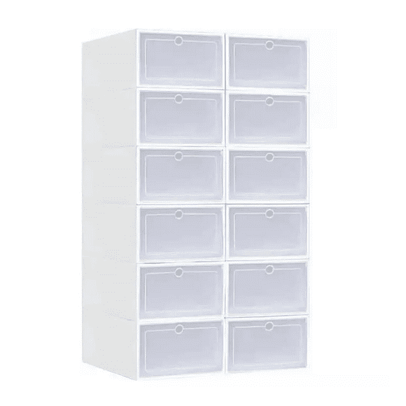 Zapatera Apilables Para Blanca 12 Piezas