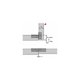 thumbnail image 3 of 3D 90-Degree Flip and Lid Hinge, Folding Door Hinges for Kitchen Cabinet Cupboard - Set of 4 Invisible Hinges, 3 of 5