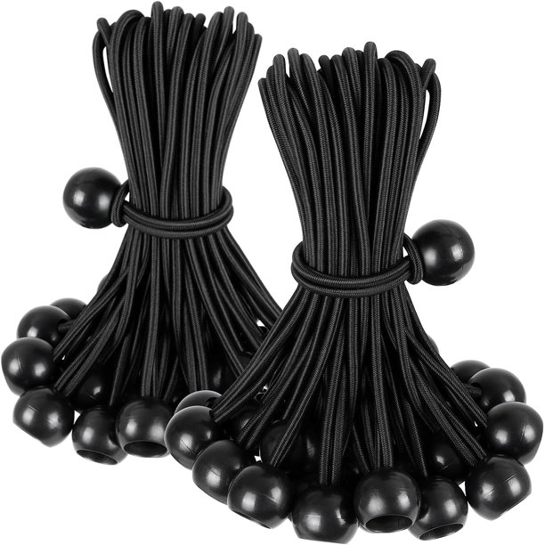 Ball Bungee Cord 6 Inch,Bungee Ball for Tarp Tie Down Cords Heavy Duty