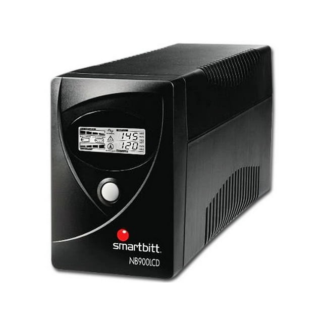 NO-BREAK con regulador Smatrbitt, Panel LCD de Datos, 450 W 900 VA Smartbitt SBNB900LCD