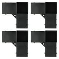 thumbnail image 3 of VEVOR Pergola Bracket Kit 4''x4''(Inner Size 3.6x3.6), 4pcs 3-Way Heavy Duty Corner Bracket Woodworks DIY Post Base Kit, Easy Installation Wooden Beams for Gazebos, Patio Pergolas, Log Cabin Outdoor, 3 of 9