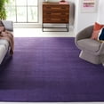 thumbnail image 3 of SAFAVIEH Himalaya Rachelle Solid Wool Area Rug, Purple, 8' x 10', 3 of 12