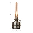 thumbnail image 2 of Kings County Tools 13” Nickel Oil Lamp - Extra-Bright Hurricane Lantern, 2 of 6
