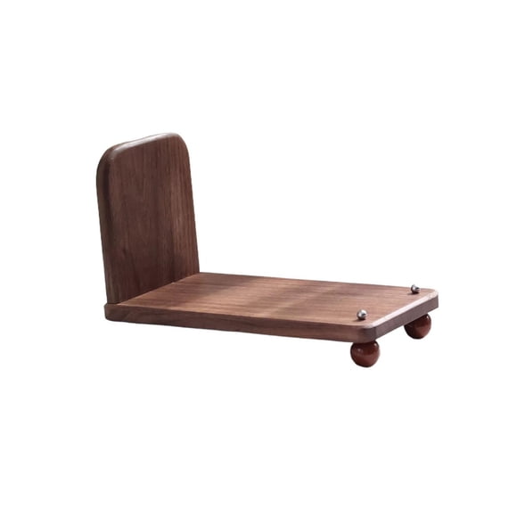 Slanted Design Wooden Small Bookshelf Retro Simple Record Storage