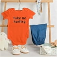 thumbnail image 3 of Take Me Hunting Cute Son Daughter Romper Boys or Girls Infant Baby Brisco Brands NB, 3 of 6