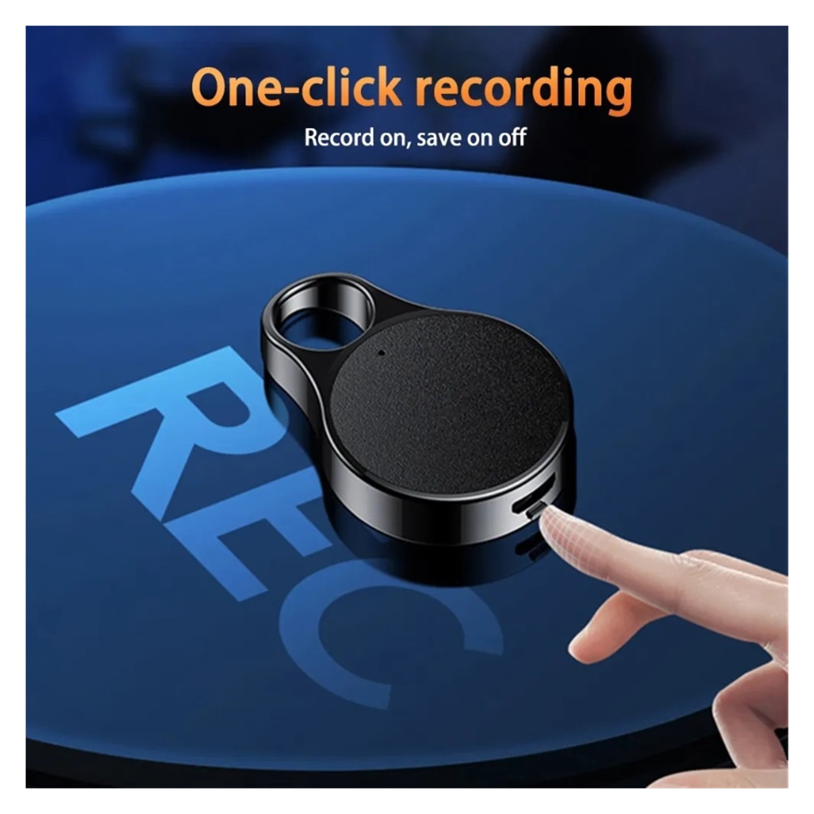 Mini Voice Activated Recorder Digital Sound Professional Dictaphone with Lanyard Small Listening