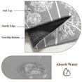 thumbnail image 6 of Entryway Rug 2'x3', White Dandelion Small Rug for Kitchen Bathroom Door Mat Indoor Entrance, Spring Plants Flowers Vintage Gray Non-Slip Area Rugs Floor Mats Carpet Front Door Rugs, 6 of 8
