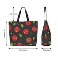 thumbnail image 4 of Balery Tomatoes1 Bolsa Tote Estilo Estético con Cremalleras, Bolsa de Hombro, Bolsa de Compras Grande y Plegable, 4 of 7
