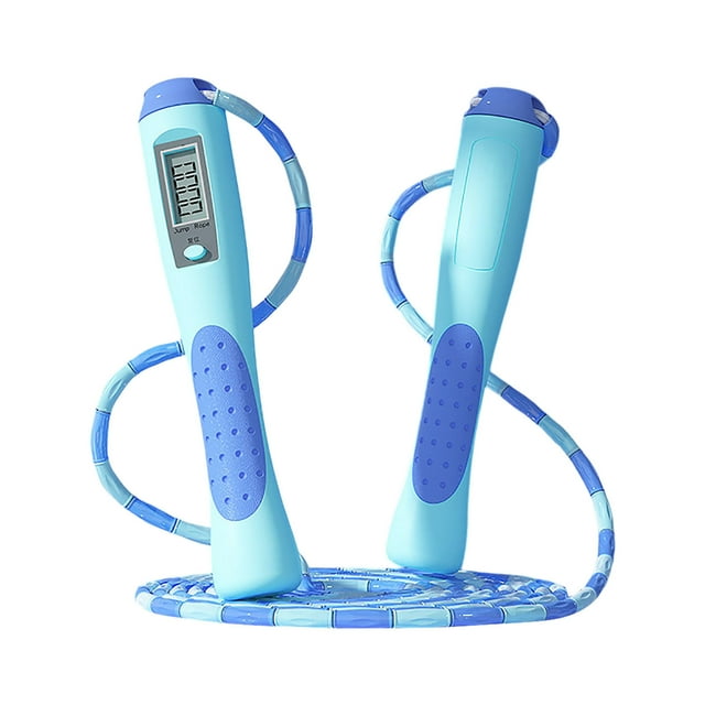 Indoor with Counter for Fitness & Yoga Adjustable 28m Smart Speed Rope for Adults Digital Counting Skipping Exercise Optimized for All Ages