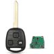 thumbnail image 1 of Remote Key Fob 2/3 BTN 433MHZ 4D70/4C Chip For Toyota Yaris Avensis Corolla P/N: 89071-0D030 With Uncut TOY47 blade, 1 of 5