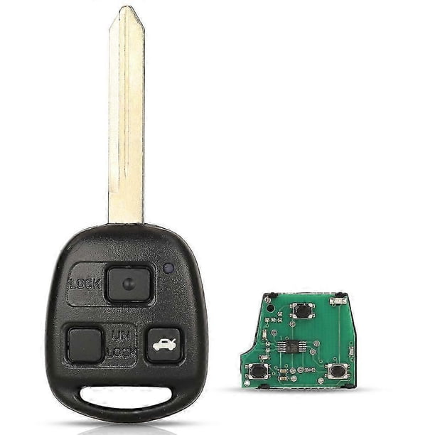 Remote Key Fob 2/3 BTN 433MHZ 4D70/4C Chip For Toyota Yaris Avensis Corolla P/N: 89071-0D030 With Uncut TOY47 blade