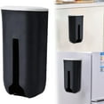 thumbnail image 2 of Kitchen Storage Bags Garbage Bag Storage Rack Wall Hanging Kitchen Bathroom Plastic Bag Storage Box Style Shoe Cover Storage Box Black,Black Kitchen Face & Storage Bags, 2 of 9