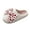 B, variant on Cute Bow Slippers for Women Winter Warm Slip on House Shoes Casual Bedroom Slippers