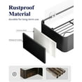 thumbnail image 4 of Shower Caddy - 2 Pack Adhesive Shower Organizer, Rustproof Metal Shelves, No-Drill Bathroom Organizers and Storage, Black, XX-Large, 4 of 7