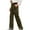 Army Green, variant on Aloohaidyvio Womens Cargo Sweatpants Casual Baggy Fleece High Waisted Joggers Pants Navy S