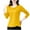 Yellow, variant on ATOYSOY Women's Loose Tops Fashion Casual Blouse Cotton Solid Color Pullover Spring Long Sleeve Shirts Winter Workout Crew Neck Sweatshirts Purple XXXL