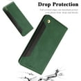 thumbnail image 5 of Mantto Case for Samsung Galaxy A55, Vintage PU Leather Wallet Case RFID Blocking Card Slots Flip Kickstand Magnetic Closure Shockproof Folio Book Case Cover for Samsung Galaxy A55,Green, 5 of 11