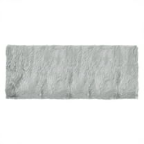 Unique Bargains Faux Sheepskin Rugs Plush Area Rug Light Gray 2x5 Feet