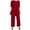 Red, variant on Pyhlmscde Women's Trendy 3 Piece Set Long Sleeve Cardigan Sweatsuit Outfits, Lounge Sets for Women, Womens Tops, Cardigan for Women