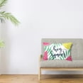 thumbnail image 2 of Pillow for Home - Hello Summer Sign Watermelon Pineapple Short Car Waist Sofa Window Throw Pillow, 2 of 4