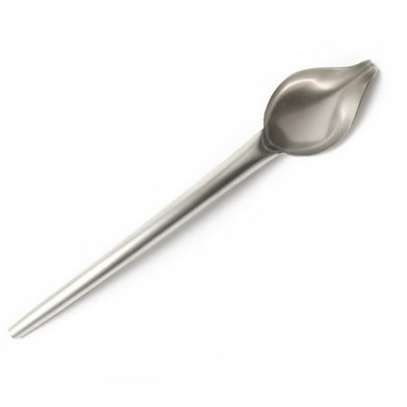

HEVIRGO Stainless Steel Cake Decorating Spoon Chocolate Ice Cream Dessert Baking Tool Silver Stainless Steel