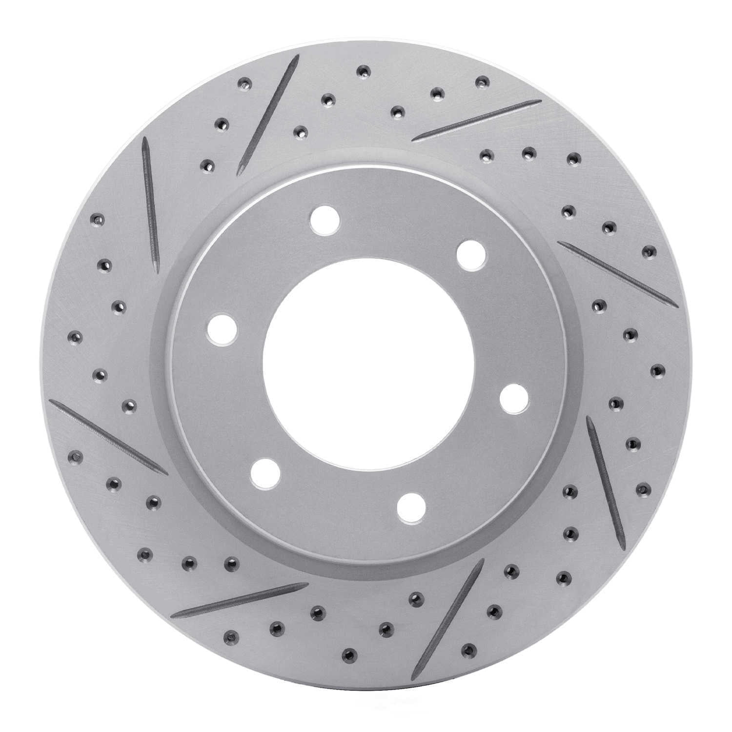 Dynamic Friction Company 830-54275L DFC Geoperformance Rotor - Drilled and Slotted