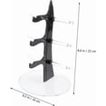 thumbnail image 3 of Zerodeko Sunglasses Rack Holder Acrylic Glasses Display Stand Eyeglasses Frame Riser Display Stand Eyewear Display Holder for Home Shop 3 Frames, 3 of 8