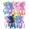 thumbnail image 4 of Mng My Little Pony Cartoon Rainbow Unicorn Pony Fluttershy Sparkle Rarit Anime Action Figure Model Children Xmas Gift, 4 of 4